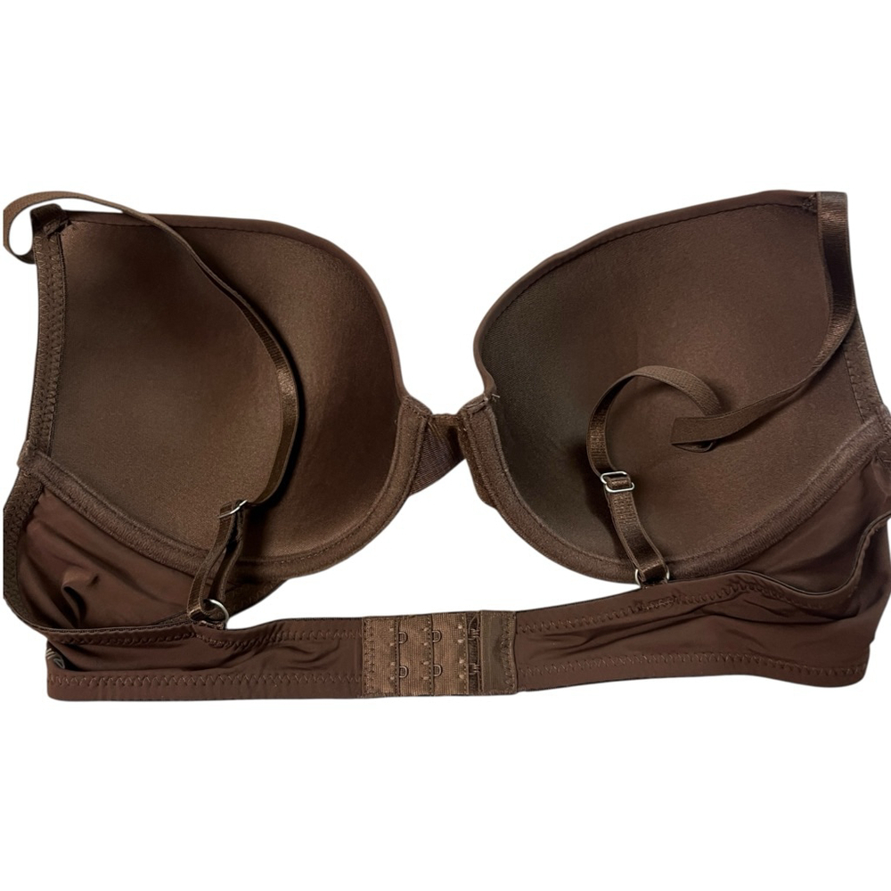 Lot Of 2 Vince Camuto Brown Push Up Underwire Bras 36c Adjustable View 5